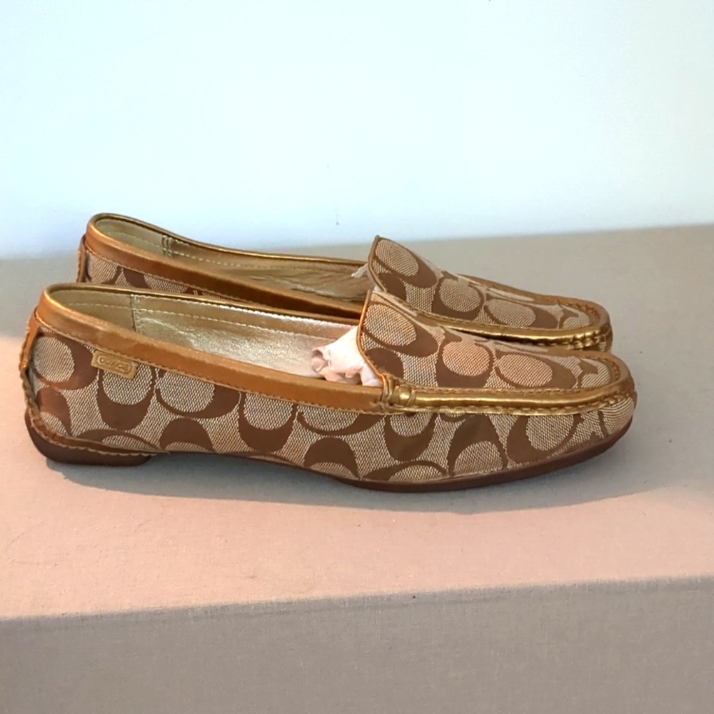 NWOT Coach driving loafers